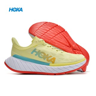 ใหม่ HOKA ONE ONE Carbon X 2 รองเท้ากีฬา รองเท้าวิ่ง ลําลอง ดูดซับแรงกระแทก สําหรับผู้ชาย ผู้หญิง