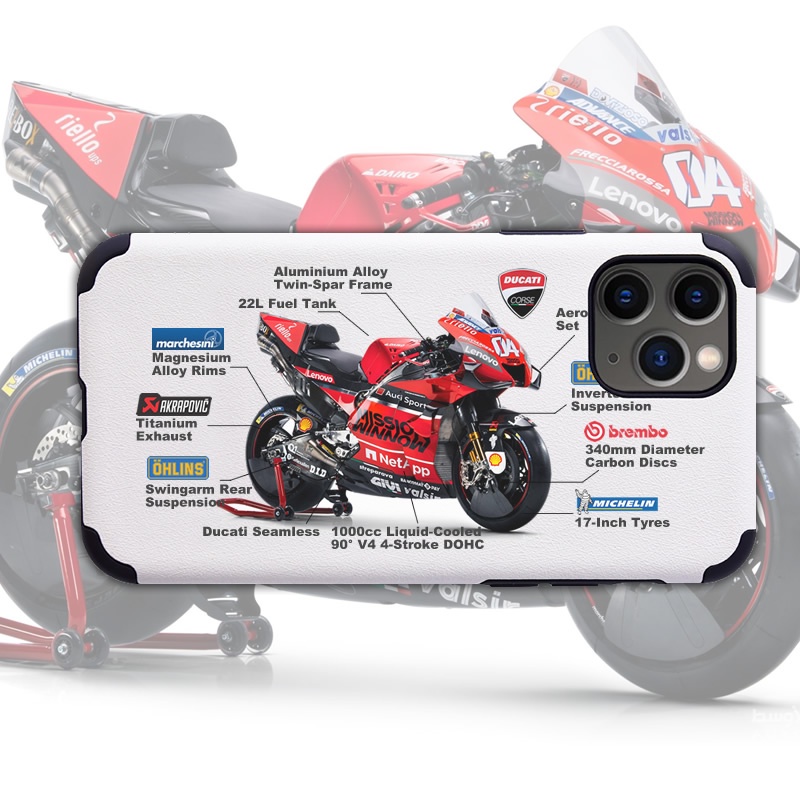 เคสโทรศัพท์มือถือ ลายรถจักรยานยนต์ Ducati MotoGP สําหรับ iPhone11xs12 Apple 14promax13