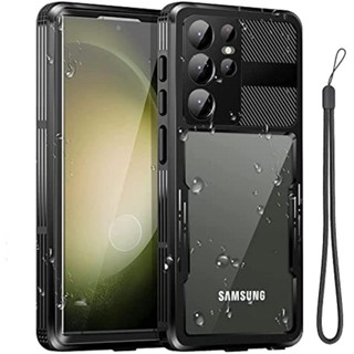 เคสกันน้ํา กันหิมะ กันกระแทก เต็มตัว สําหรับ Samsung S23 Ultra IP68 Certi