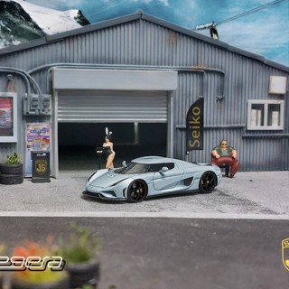 Seiko JG1: 64 Koeniseg Regera Regera ไม้บรรทัดอัลลอยด์ โมเดลรถยนต์ เครื่องประดับ