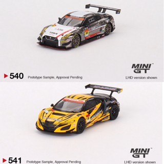 โมเดลรถยนต์อัลลอยด์ 1: 64 Nissan GTR GT3 Honda nsx