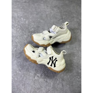 100% NY American Rugby Yankees limited x MLB Big Ball Chunky MeshPlatform Velcro Sport รองเท้าวิ่งจ๊อกกิ้ง