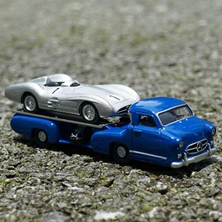 โมเดลรถยนต์ 1: 64 BENZ Blue Miracle NOREV สีเงิน ของเล่นสําหรับเด็ก