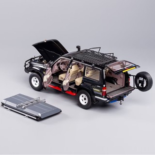 โมเดลรถยนต์จําลอง Kengfai 1: 18 Toyota Rand Cool Luzawa lc80 Land Cruiser ของเล่นสําหรับเด็ก