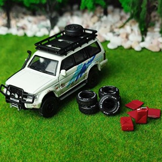 โมเดลรถยนต์จําลอง Bm Creations 1: 64 Mitsubishi pajero pajero Forest Edition Muddy Edition ของเล่นสําหรับเด็ก