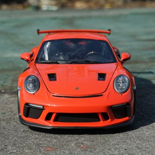 โมเดลรถยนต์จําลอง Gta Porsche 911 GT3 RS Porsche 992 ขนาด 1:18 ของเล่นสําหรับเด็ก