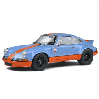 Solido โมเดลรถยนต์ PORSCHE PORSCHE 911 RSR GULF ขนาด 1:18 ของเล่นสําหรับเด็ก