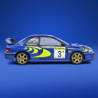 Solido 1: 18 SUBARU SUBARU IMPREZA 22B 1998 เลขที่. โมเดลรถยนต์ 3 Rally Alloy