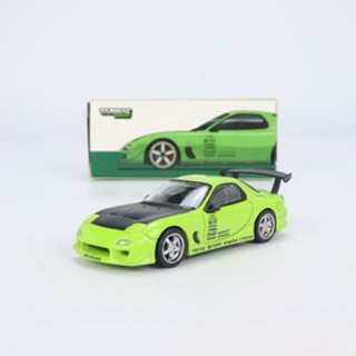 Tarmac Works โมเดลรถยนต์ 1: 64 VERTEX RX-7 FD3S อัลลอย สไตล์ญี่ปุ่น