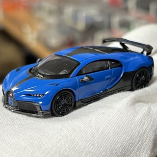 โมเดลรถยนต์ Minigt 1: 64 Bugatti Bugatti Chiron Pur ของเล่นสําหรับเด็ก