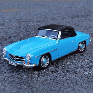 โมเดลรถยนต์ Norev 1: 18 Mercedes-Benz 190SL 1957 ของเล่นสําหรับเด็ก