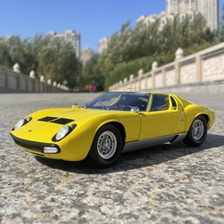 โมเดลรถยนต์จําลอง Kyosho Kyosho 1: 18 1971 Lamborghini Mura Miura SV ของเล่นสําหรับเด็ก