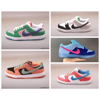 Run The Jewels x Nike Dunk SB low Dunk series รองเท้ากีฬาลําลอง ข้อสั้น สําหรับผู้ชาย และผู้หญิง สินค้าคุณภาพ