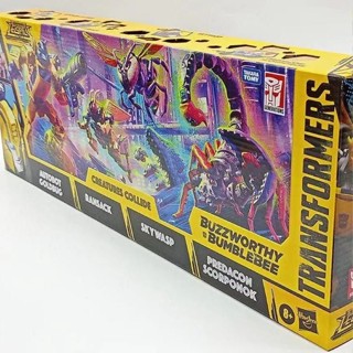 ชุดของเล่น Transformers BB Series Heritage Four-Person แมงป่องบิน สีทอง 15435