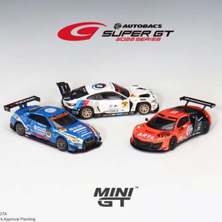 โมเดลรถยนต์อัลลอยด์ T TSM MINI GT 1: 64 BMW M4 NSX GTR GT3 ของเล่นสะสม