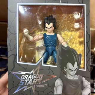 Bandai ฟิกเกอร์ Dragon Ball Vegeta Superhero Dragon Star Dragon Ball สีดํา