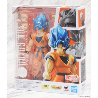 Bandai ของแท้ ใหม่ พร้อมส่ง shf ดราก้อนบอล ซูเปอร์ไซย่า เทพเจ้าซุนโกคู สีฟ้า