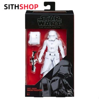 Hasbro ฟิกเกอร์ Star Wars Snow Soldier First Order Black Series ขนาด 20 ซม.