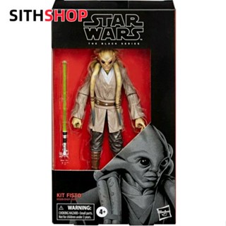 Hasbro ฟิกเกอร์ Star Wars Fisto Jedi Master Black Series ขนาด 20 ซม.