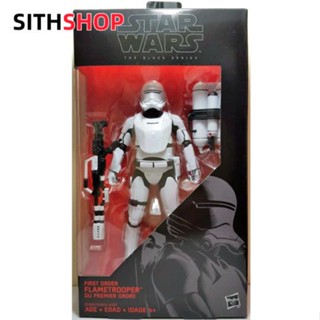 Hasbro ฟิกเกอร์ Star Wars Flame Jet First Order Black Series ขนาด 20 ซม.