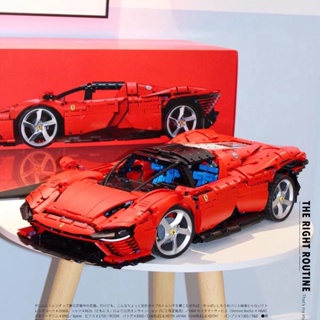 บล็อกตัวต่อเลโก้ Ferrari DaytonaSP3 42143 ของขวัญวันเกิด สําหรับเด็กผู้ชาย