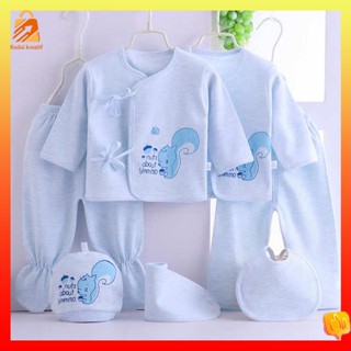 ชุดกระเป๋า ผ้าฝ้าย ใส่เสื้อผ้าเด็กทารกแรกเกิด 7 ชิ้น Jpjl02.my20230718214404