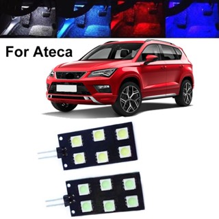 ไฟ Led 12V 5050-SMD 12V สําหรับติดภายในรถยนต์ Seat Ateca 2016 2017 2018 2019