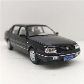 โมเดลรถยนต์ Shanghai Volkswagen Santana Series Santana 2000 สีดํา สไตล์คลาสสิก