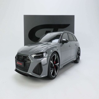 โมเดลรถยนต์ รุ่น GT Spirit 1: 18 Audi Auid RS6 C8 Samurai Audi RS7 สีดํา