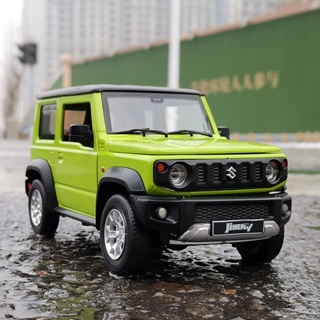 ของแท้ โมเดลรถยนต์จําลอง Suzuki Jimny Off-Road 1: 18 ของเล่นสะสม สําหรับเด็ก