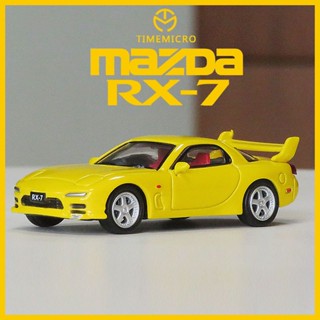 โมเดลรถยนต์จําลอง Tm 1: 64 Mazda RX7 Initial D ของเล่นสําหรับเด็ก