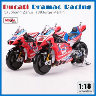 โมเดลรถจักรยานยนต์จําลอง ขนาด 1:18 GP Racing Ducati Ducati 2021