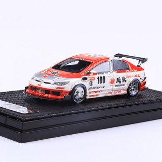 โมเดลรถยนต์จําลอง ขนาด 1: 64 Honda Civic FD2 FK8 A90 ของเล่นสําหรับเด็ก