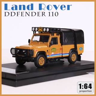 โมเดลรถยนต์จําลอง Master 1: 64 Land Rover Defender 110 Camel Cup Off-Road ของเล่นสําหรับเด็ก