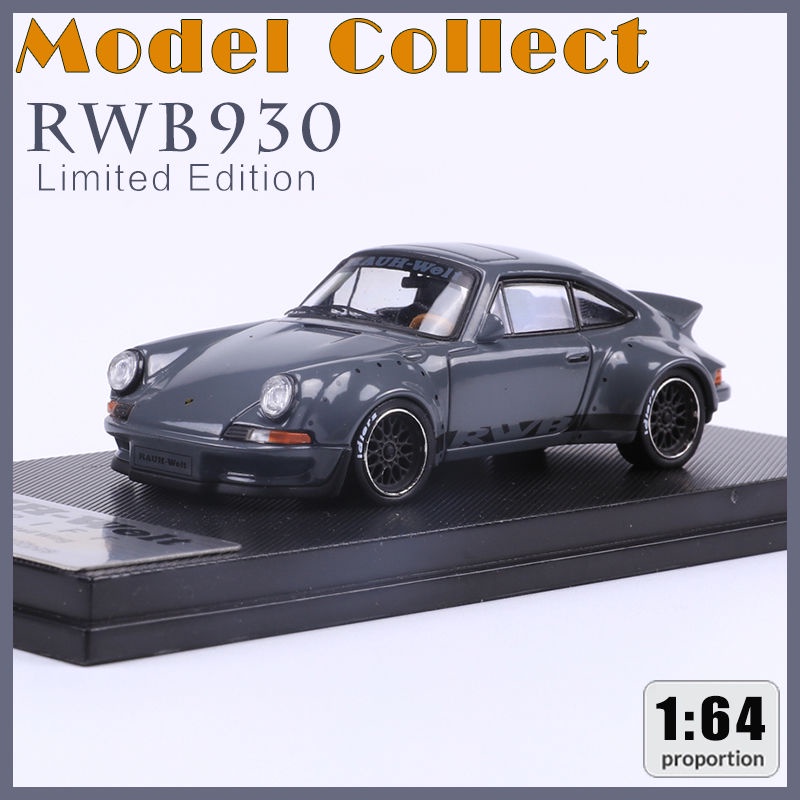 Porsche 993 RWB Wide Body TM1: 64 Porsche RWB 930 โมเดลรถจําลองโลหะผสม