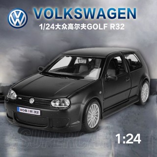 โมเดลรถยนต์จําลอง Meritor Figure 1: 24 Volkswagen Golf R32 ของเล่นสะสม สําหรับเด็ก