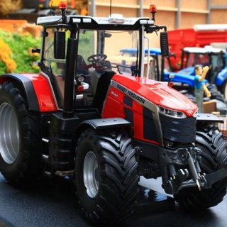 โมเดลรถแทรกเตอร์ Massey Ferguson 8s 265 Massey Ferguson ขนาด 1: 32 ของเล่นสําหรับเด็ก