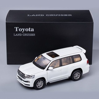 Qihui โมเดลรถยนต์อัลลอย 1: 18 Toyota Land Cruiser Land Cool Luze LC200