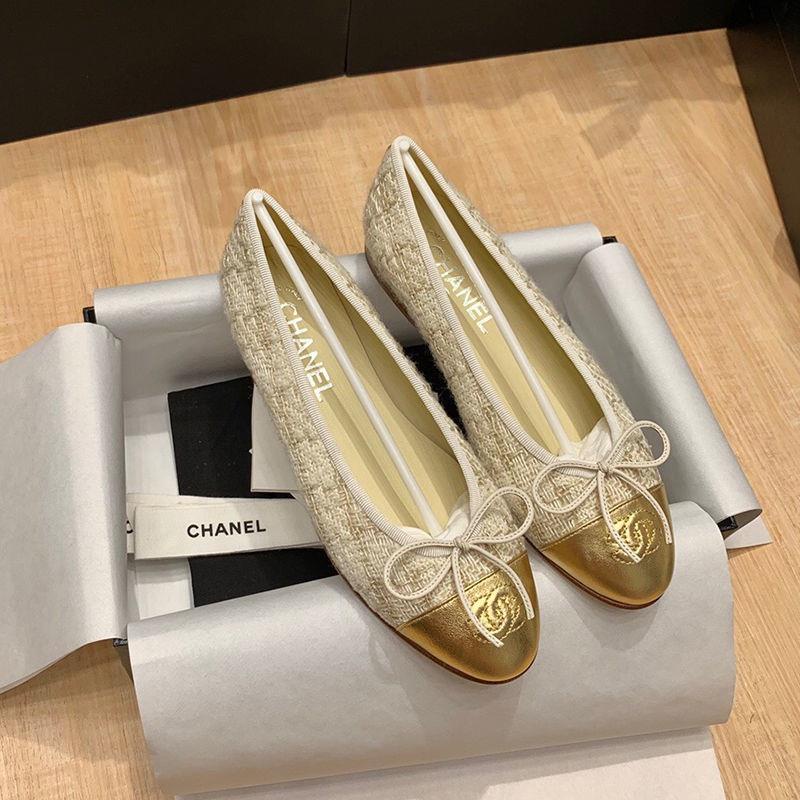 Chanel พร้อมส่ง รองเท้าแตะ ส้นแบน ใส่สบาย สําหรับผู้หญิง 2023