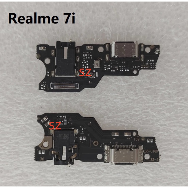 บอร์ดชาร์จ USB สําหรับ Realme 7i 7 5 5i 6i 6 Pro C3 C11 2021 C12 C15 C17 C20