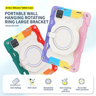 เคสแท็บเล็ต PC ซิลิโคน กันกระแทก พร้อมแหวนขาตั้ง สําหรับ Xiaomi Pad 6 Pro 2023 11 นิ้ว