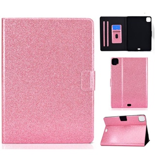 เคสมือถือ แบบนิ่ม ลายกลิตเตอร์ พร้อมช่องใส่บัตร สําหรับ iPad Air 4 10.9 นิ้ว iPad Pro 11 2018 2020 2020