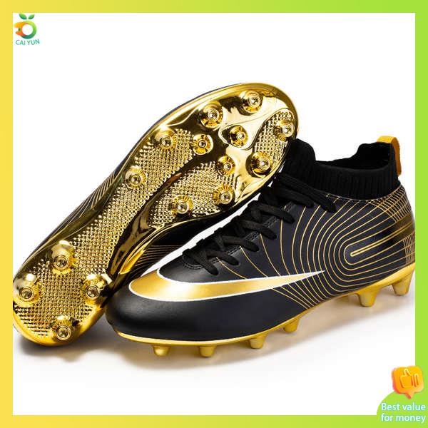ลูกฟุตบอล สนับแข้งฟุตบอล รองเท้าฟุตบอล CR7 Assassin รุ่นใหม่ของ Cristiano Ronaldo นักเรียนชายและหญิงรองเท้าเทรนนิ่งเมสซี่สำหรับเด็ก