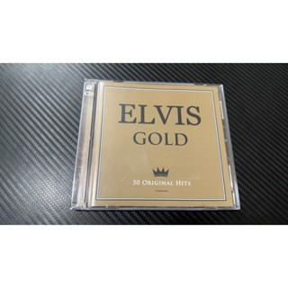 แผ่น Cd เพลง Elvis Presley 50 Hits 2 95 TE9 sq5 สีทอง