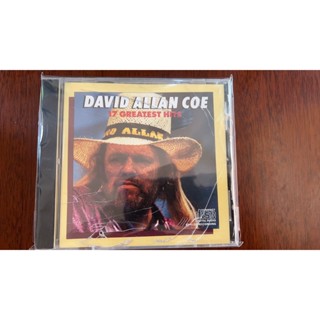 แผ่น CD เพลงฮิต David Allan Coe - 17 Greatest Hits LH33 SQ7