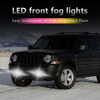 หลอดไฟตัดหมอก LED ความสว่างสูง สําหรับรถยนต์ Jeep Iberty 2 ชิ้น