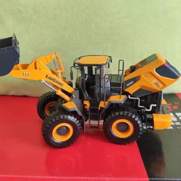 1: 35 LIUGONG LIUGONG 856H รถยกวิศวกรรมยานพาหนะจําลองโลหะผสม Loader รุ่น