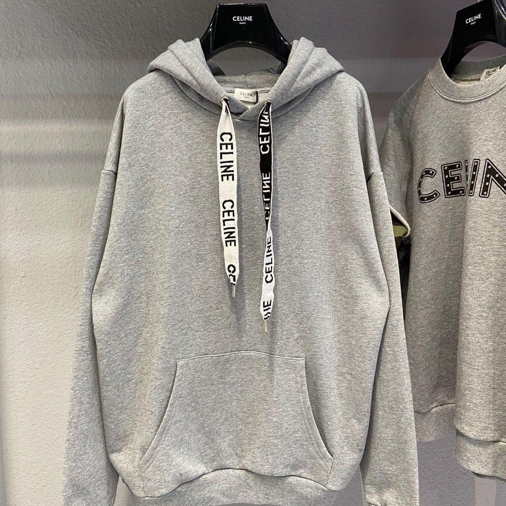 Celine 2023 เสื้อกันหนาว Celine มีฮู้ด กระชับสัดส่วน ไฮเอนด์ สไตล์ยุโรป และอเมริกา สําหรับผู้ชาย และ