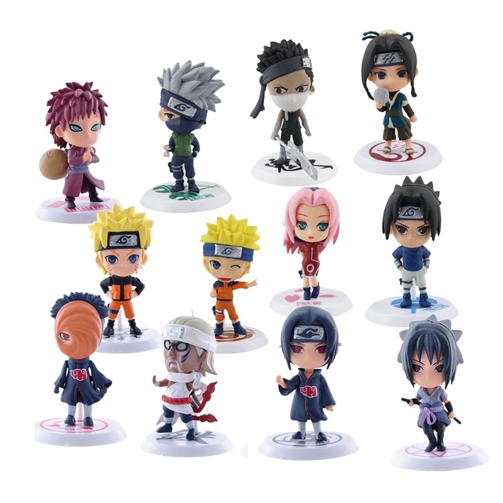โมเดลนารูโตะ Naruto Kakashi Sasuke 7 ซม รูป ของเล่น ของขวัญวันเกิด สําหรับเด็กผู้ชาย