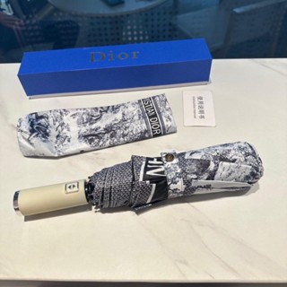 [พร้อมส่ง] Dior ร่มกันแดดอัตโนมัติ กัน UV แบบพกพา ทนทาน